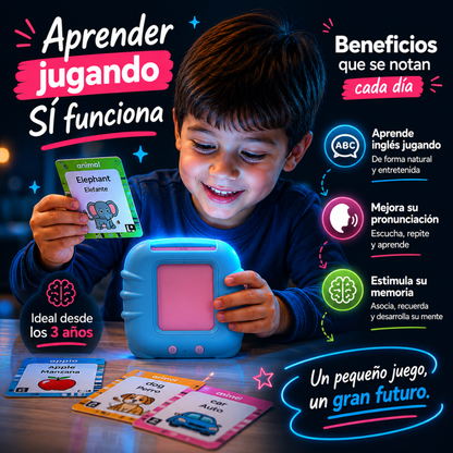 Juguete Educativo Tarjetas Bilingües Parlantes