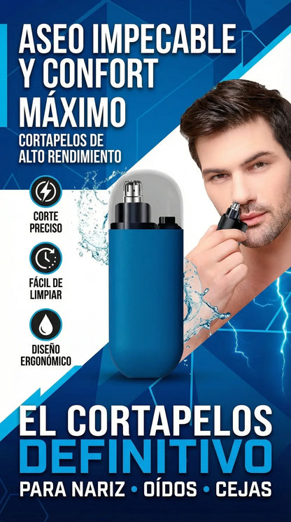 CORTADOR DE VELLO NASAL – Precisión segura, higiene personal y cuidado discreto en segundos