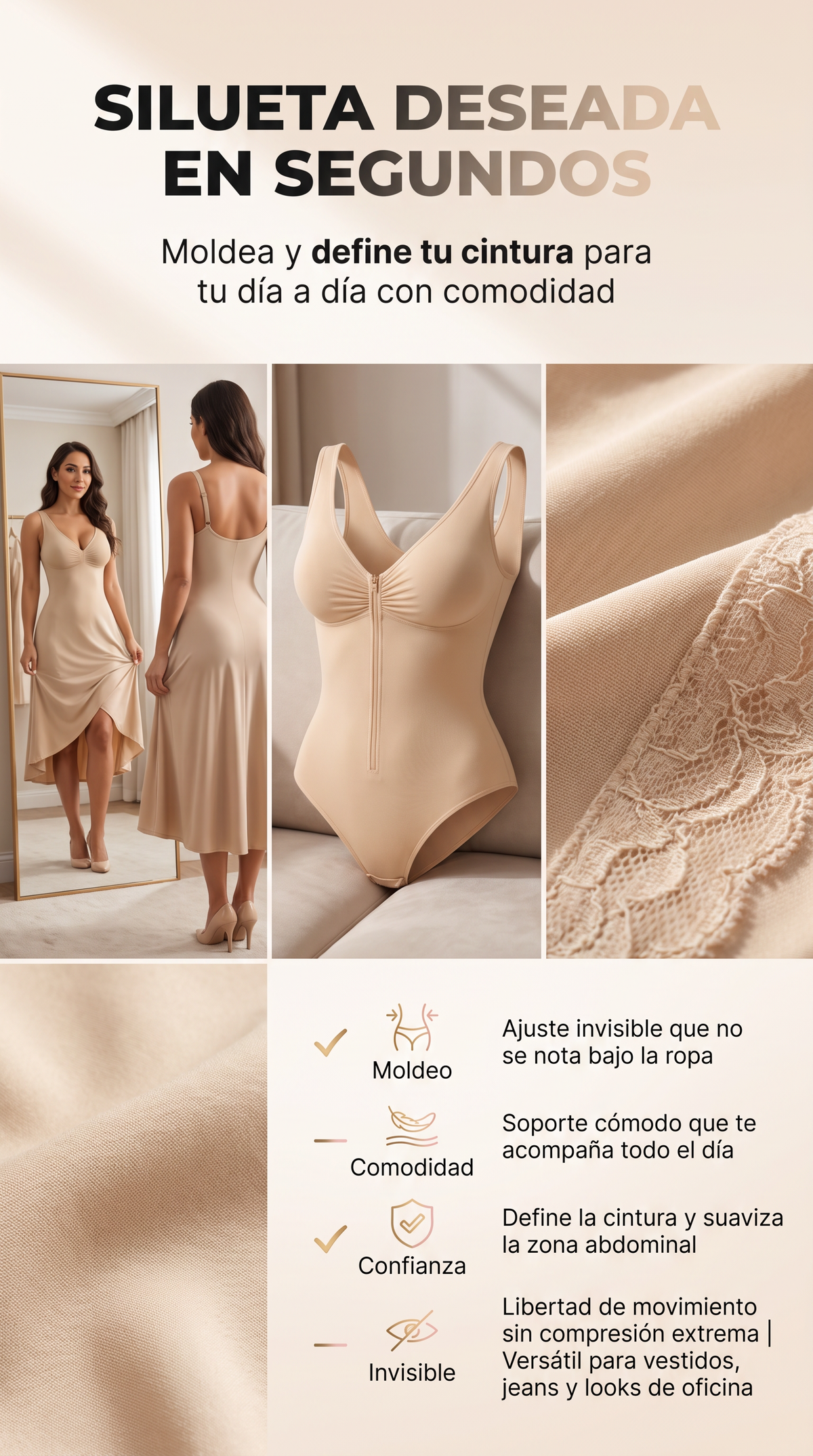 Body Seductora Con Zipper. OFERTA ESPECIAL!